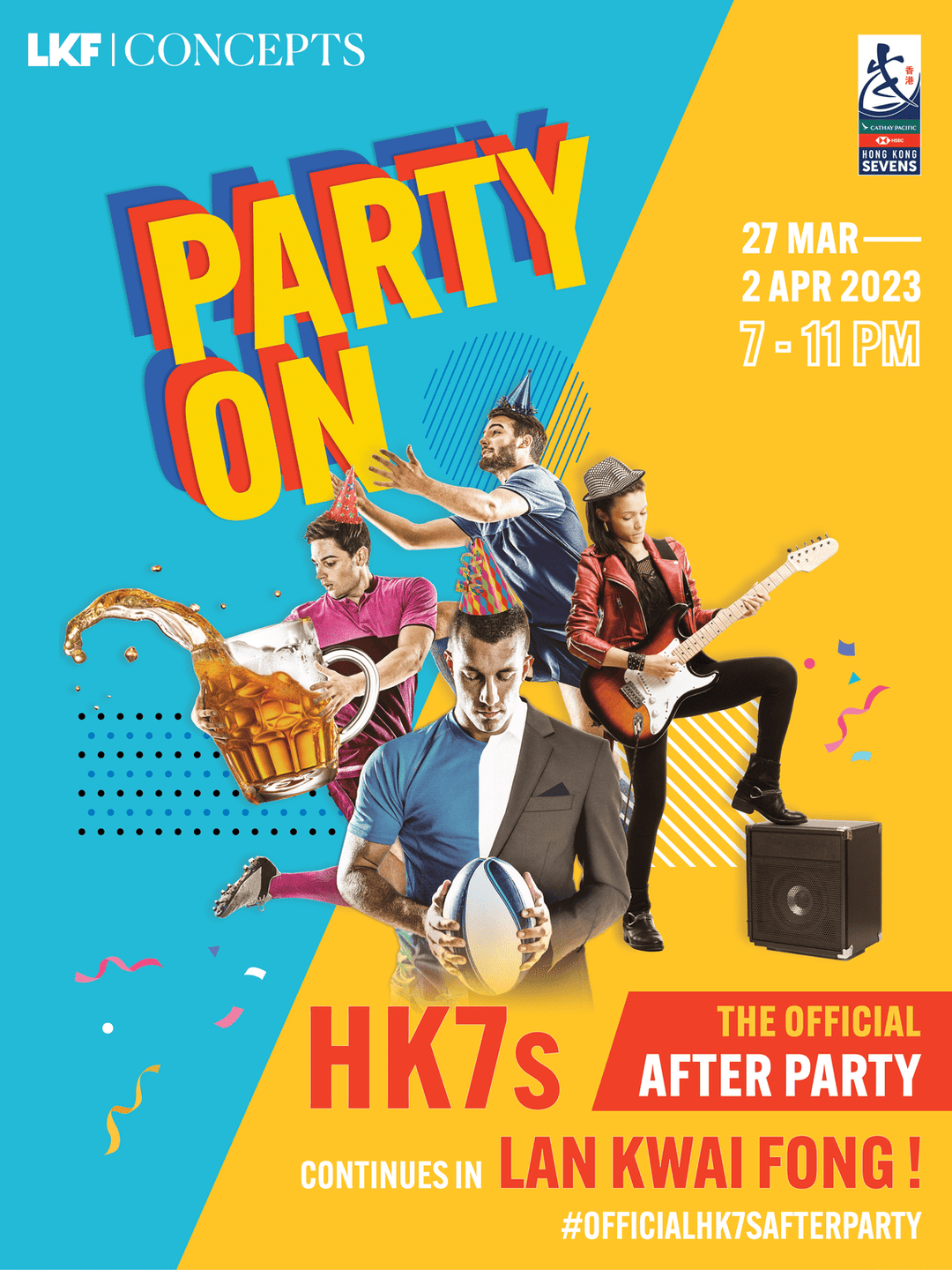 Porterhouse Rugby 7s Dinner 2-Hour Free Flow Drinks