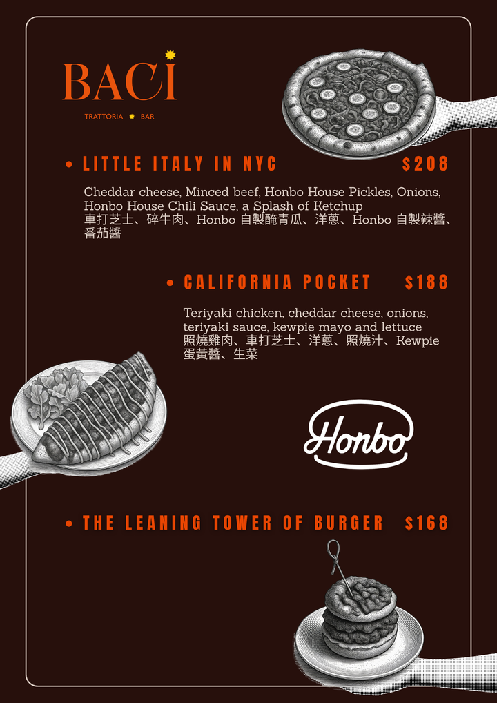 BACI x Honbo: "Smash & Slice" 1-Month Exclusive Collab Menu